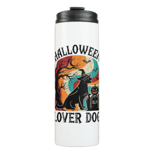 Bouteilles Isothermes Chien amateur d'Halloween Chapeau de sorcière Citr