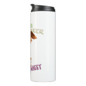 Bouteilles Isothermes Chien animal de compagnie le plus difficile à tail (Tourné sur la droite)