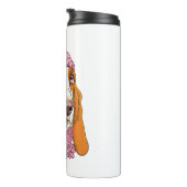 Bouteilles Isothermes chien Basset Hound race en tricot casquette (Tourné sur la droite)