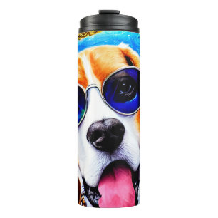 Bouteilles Isothermes Chien Beagle fou