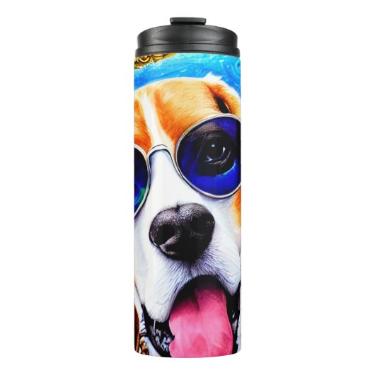 Bouteilles Isothermes Chien Beagle fou (Devant)