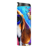 Bouteilles Isothermes Chien Beagle fou (Tourné sur la droite)