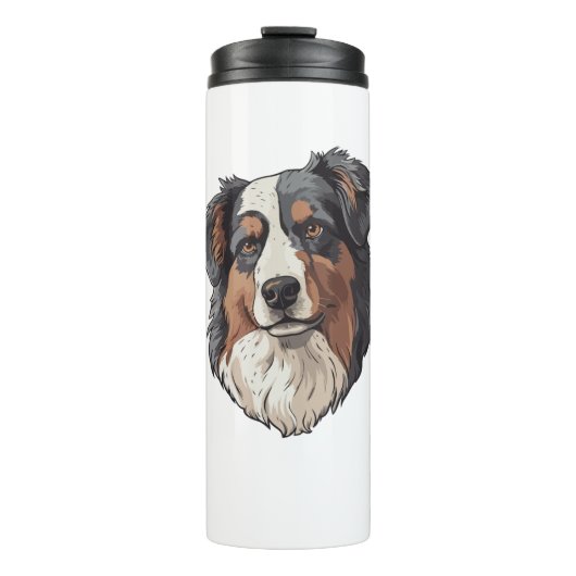 Bouteilles Isothermes Chien berger australien (Devant)
