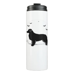 Bouteilles Isothermes Chien berger australien - Halloween Moon Silhouett