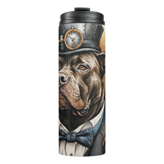 Bouteilles Isothermes Chien Cane Corso Steampunk (Devant)