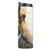 Bouteilles Isothermes Chien Cane Corso Steampunk (Tourné sur la droite)