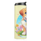 Bouteilles Isothermes Chien chiot mignon (Tourné sur la gauche)