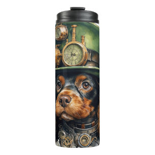 Bouteilles Isothermes Chien Cocker Steampunk
