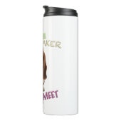 Bouteilles Isothermes Chien Cuttest Trouble Maker Cute Adorable Funny (Tourné sur la droite)