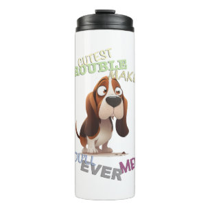 Bouteilles Isothermes Chien Cuttest Trouble Maker Cute Adorable Funny