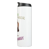 Bouteilles Isothermes Chien Cuttest Trouble Maker Cute Adorable Funny (Tourné sur la droite)