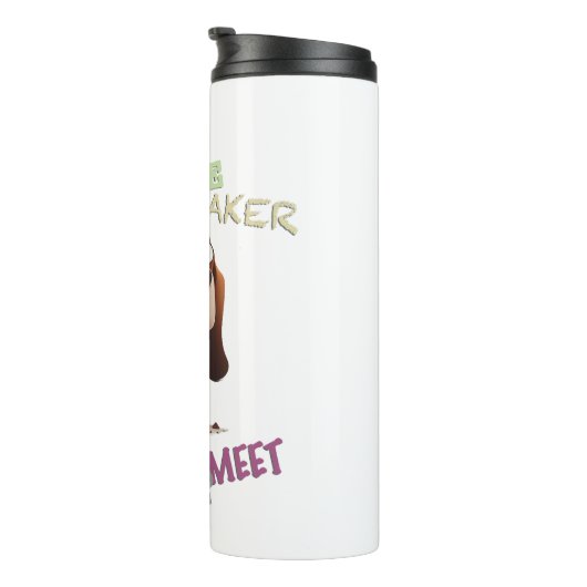Bouteilles Isothermes Chien Cuttest Trouble Maker Cute Adorable Funny (Tourné sur la droite)