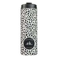 Chien dalmate Abstrait Motif Monogramme