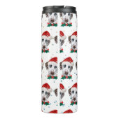 Bouteilles Isothermes Chien dalmate race Noël (Dos)