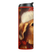 Bouteilles Isothermes Chien de Noël 4 (Tourné sur la gauche)
