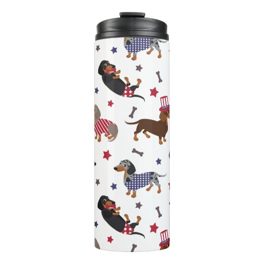 Bouteilles Isothermes Chien de Patriotic (Devant)