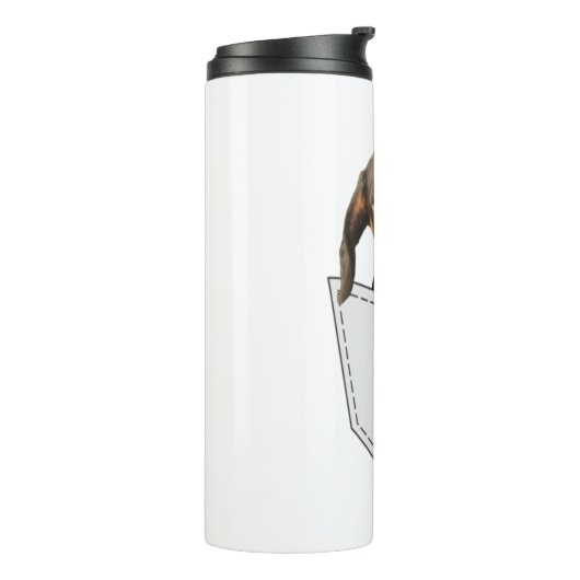 Bouteilles Isothermes Chien de poche Dachshund (Tourné sur la gauche)