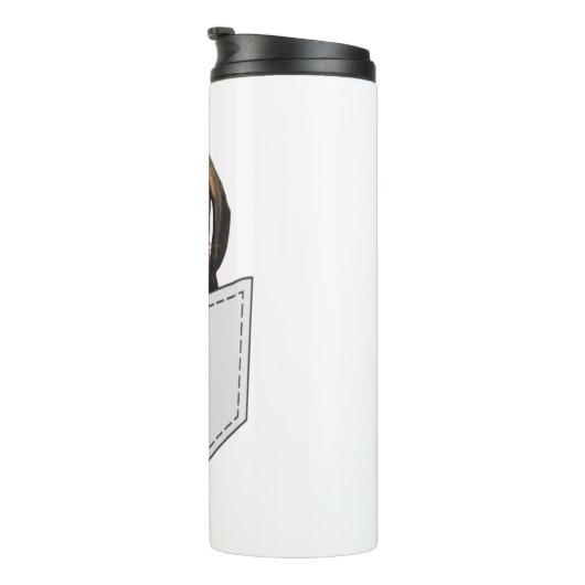 Bouteilles Isothermes Chien de poche Dachshund (Tourné sur la droite)