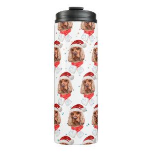 Bouteilles Isothermes Chien de race Cocker Spaniel Anglais Noël