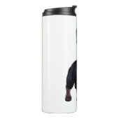 Bouteilles Isothermes Chien de taureau français à Tuxedo portant des lun (Tourné sur la gauche)