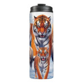 Bouteilles Isothermes Chien de Tiger Buffalo à l'extérieur (Devant)