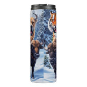 Bouteilles Isothermes Chien de Tiger Buffalo à l'extérieur (Dos)