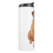 Bouteilles Isothermes Chien du Labrador jaune rouge renard (Tourné sur la gauche)