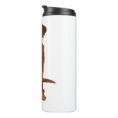 Bouteilles Isothermes Chien du Labrador jaune rouge renard (Tourné sur la droite)