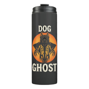 Bouteilles Isothermes Chien Fantôme Halloween Horreur Vecteur