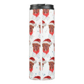 Bouteilles Isothermes Chien français mastiff race Noël (Dos)