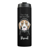 Bouteilles Isothermes Chien frigorifique avec Bubblegum Funny Beagle (Devant)