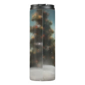 Bouteilles Isothermes Chien Malti Tzu à Noël de neige (Dos)