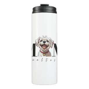 Bouteilles Isothermes Chien Maman MALTESE T-shirt classique