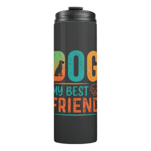 Bouteilles Isothermes Chien Mon Meilleur Ami Design Rétro