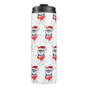 Bouteilles Isothermes Chien sibérien Husky race Étoiles de Noël