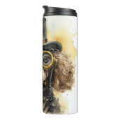 Bouteilles Isothermes Chien Steampunk Caniche (Tourné sur la droite)