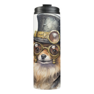 Bouteilles Isothermes Chien Steampunk Poméranien