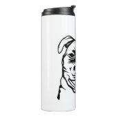 Bouteilles Isothermes Chien taureau américain (Tourné sur la gauche)