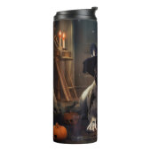 Bouteilles Isothermes Chien-taureau Citrouille Halloween effrayant (Tourné sur la gauche)