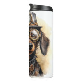 Bouteilles Isothermes Chien teckel steampunk (Tourné sur la droite)