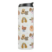 Bouteilles Isothermes Chiens Animaux (Tourné sur la gauche)