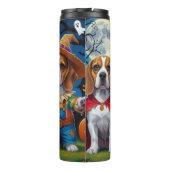 Bouteilles Isothermes Chiens beagles Citrouille Halloween Drôle (Dos)