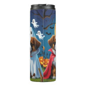 Bouteilles Isothermes Chiens bergers belges Citrouille Halloween Funny (Dos)