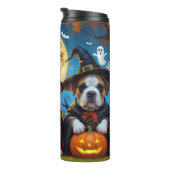 Bouteilles Isothermes Chiens Bullmastiff Citrouille Halloween Funny (Tourné sur la droite)