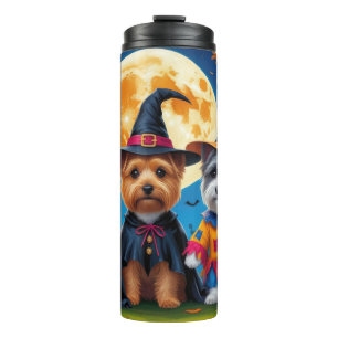 Bouteilles Isothermes Chiens Cairn Terrier Citrouille Halloween Drôle