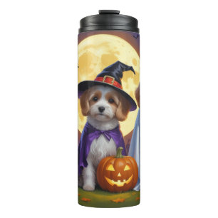 Bouteilles Isothermes Chiens de Coton De Tulear Citrouille Halloween Fun