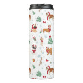 Bouteilles Isothermes Chiens de Noël en accessoires de vacances (Dos)