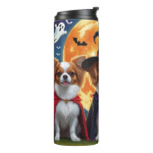 Bouteilles Isothermes Chiens de Papillon Citrouille Halloween Funny (Tourné sur la gauche)