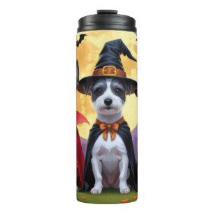 Bouteilles Isothermes Chiens de Rat Terrier Citrouille Halloween Funny