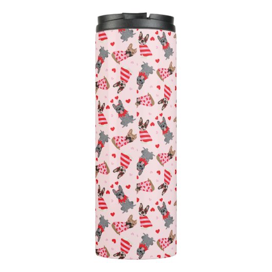 Bouteilles Isothermes Chiens de Saint-Valentin (Dos)